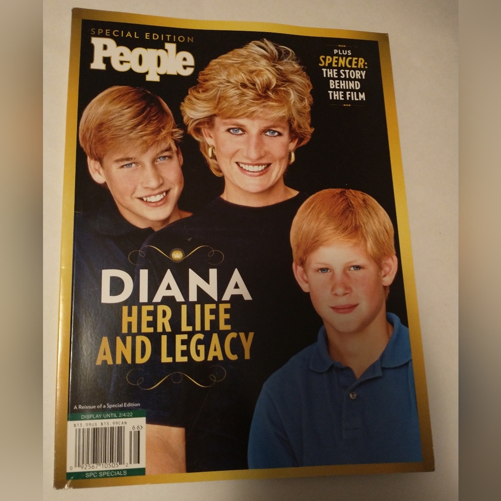 Princess Diana & Her Legacy People Magazine Special Edition 2022 NEW